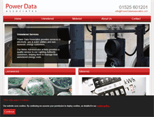 Tablet Screenshot of powerdataassociates.com